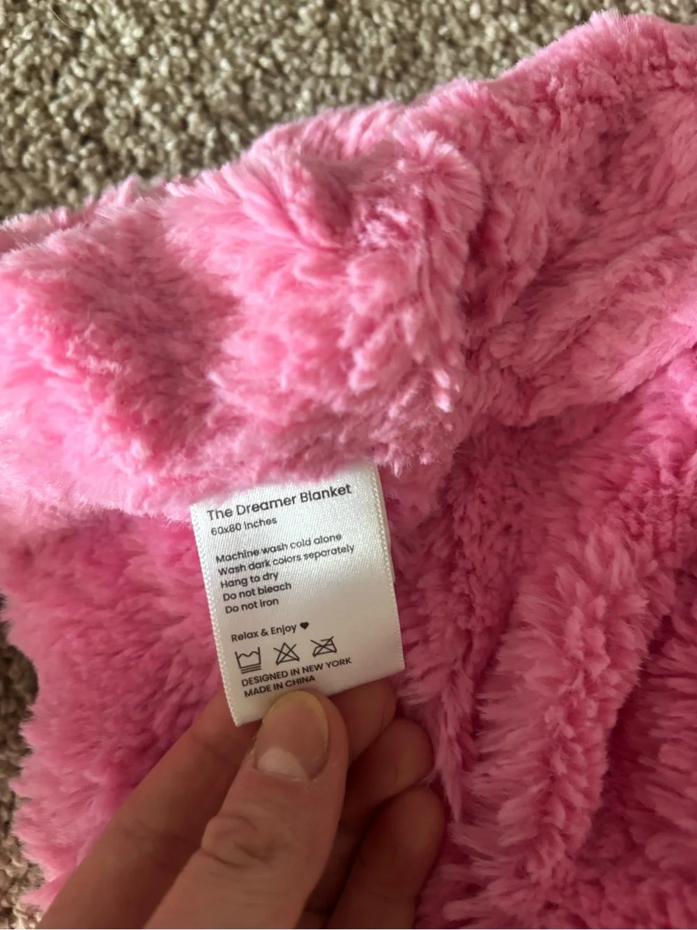 Comfrt Dreamer Blanket Cotton Candy